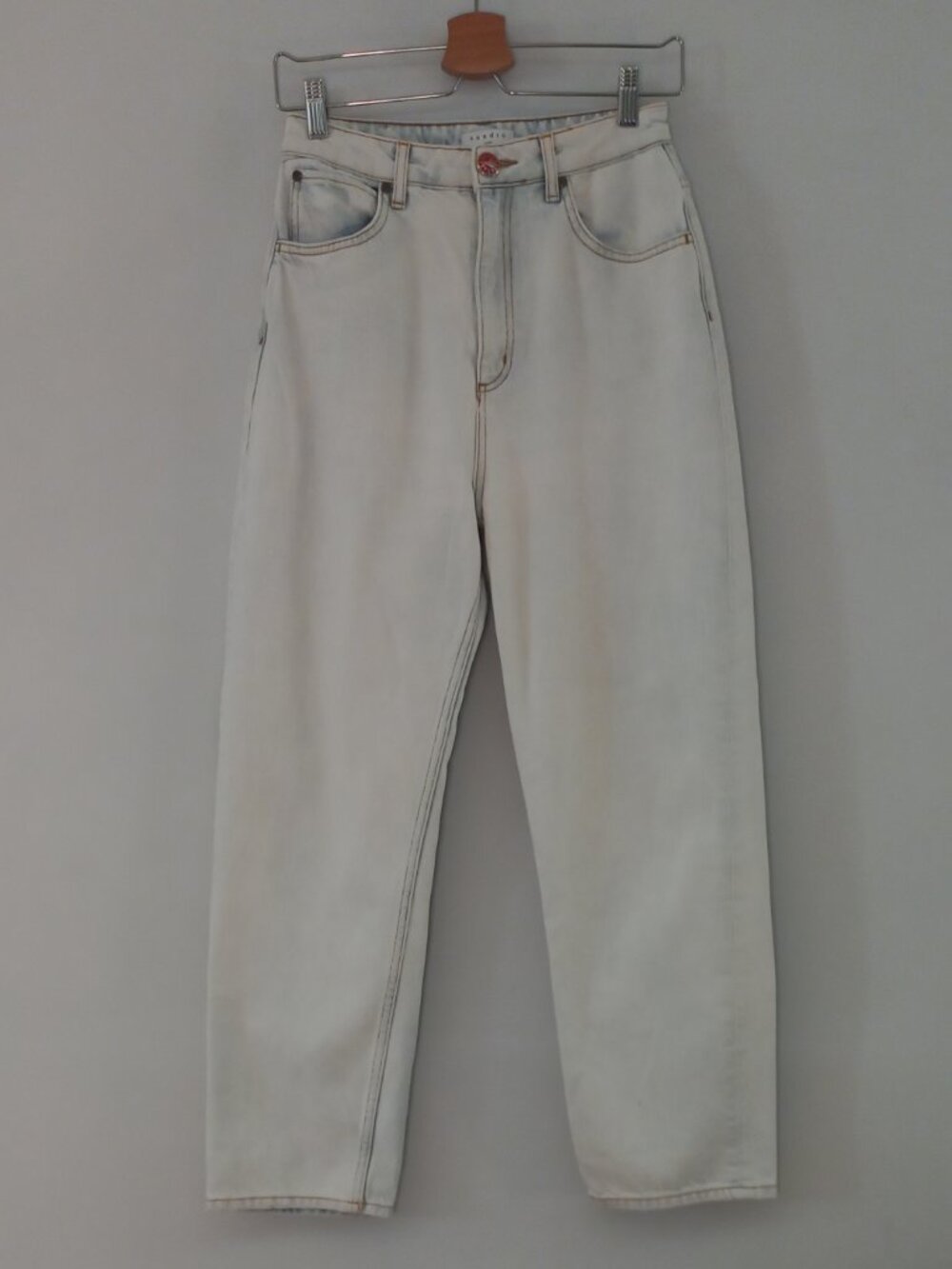 SANDRO light bleach wash jeans